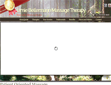 Tablet Screenshot of jamiebellermann-massagetherapy.com